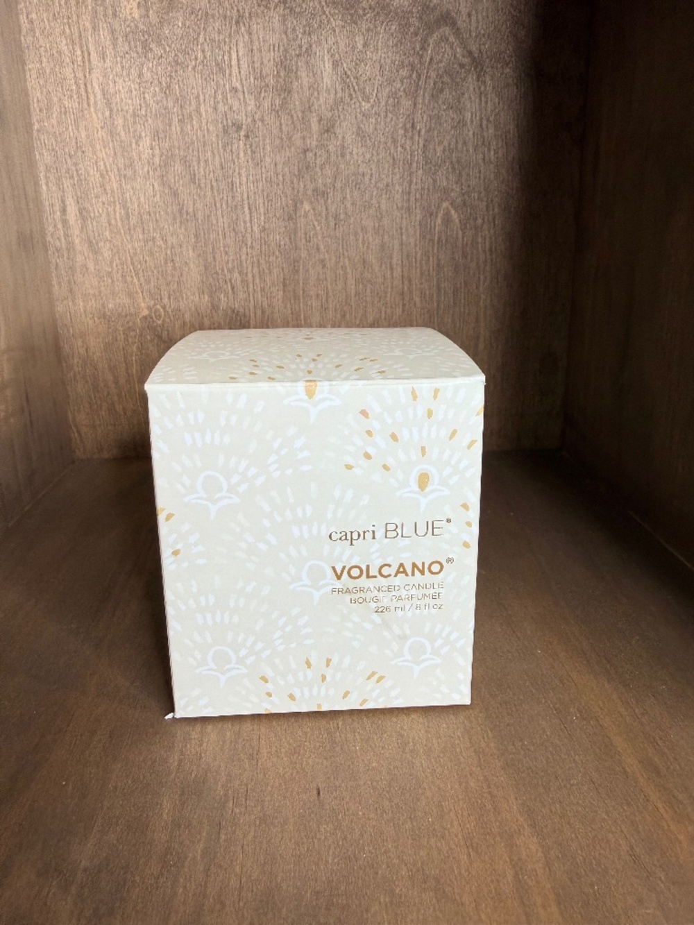 NWT Capri Blue Volcano Small Glass Candle Anthropologie